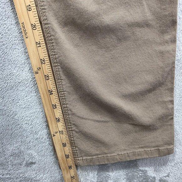 Ariat Rebar M4 Pants Mens 35x32 Khaki Low Rise Straight Work Carpenter Stretch - Picture 9 of 11